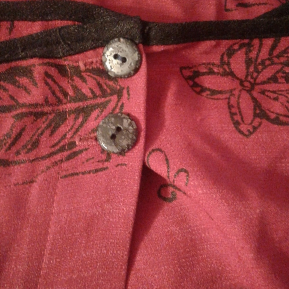 Intriguing Threads L Large Wrap Long Maxi Skirt R… - image 4